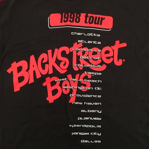 Vintage 1998 Backstreet Boys Concert Tour Shirt M - Picture 5 of 8